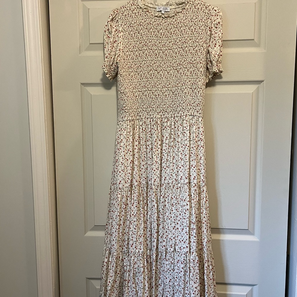 Ivy City Floral Smocked Dress